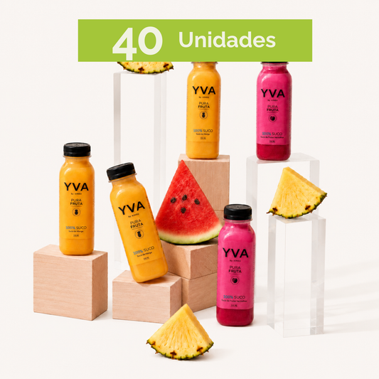 Assinatura Pura Fruta Família - 40 Unidades