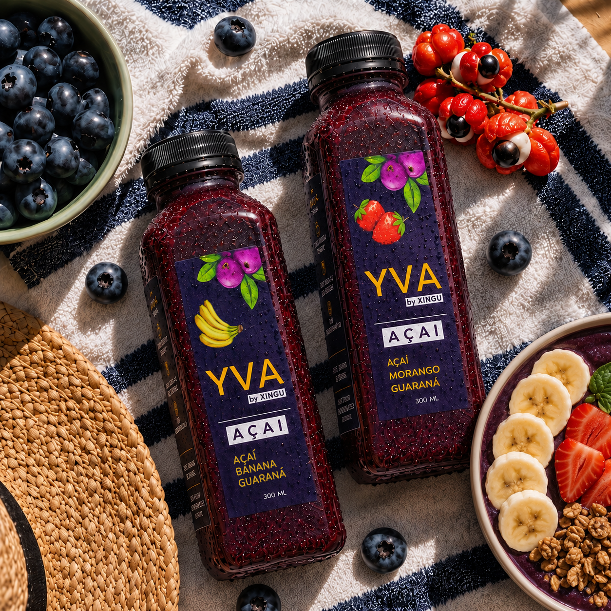 Combo Açaí - 10 Unidades de 300 ML